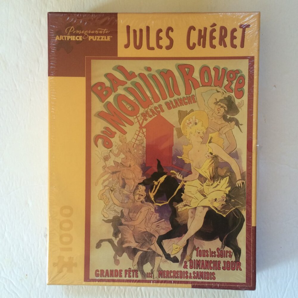 Pomegranate Artpiece Jigsaw Puzzle Jules Chéret Bal Du Moulin Rouge 1000 PC New